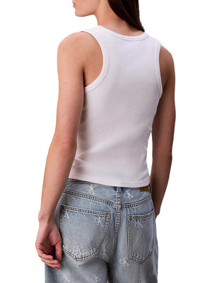 Calvin Klein Jeans Canotta Donna Mod. LV047C201G YAA Bianco