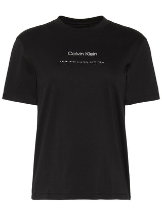Calvin Klein Jeans T-shirt Donna Mod. LV047C811G UB1 Nero