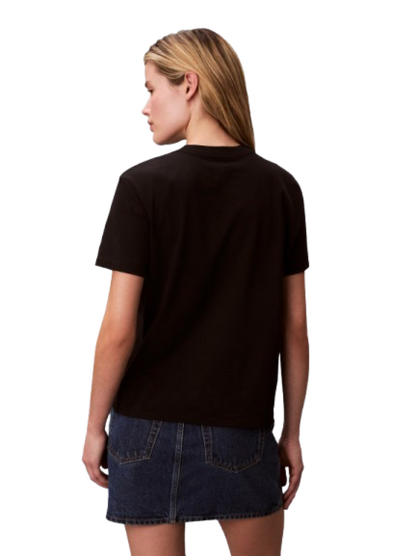 Calvin Klein Jeans T-shirt Donna Mod. LV047C811G UB1 Nero