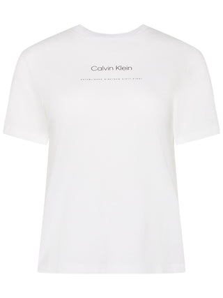 Calvin Klein Jeans T-shirt Donna Mod. LV047C811G YAF Bianco
