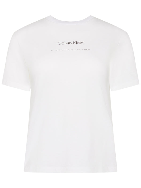 Calvin Klein Jeans T-shirt Donna Mod. LV047C811G YAF Bianco