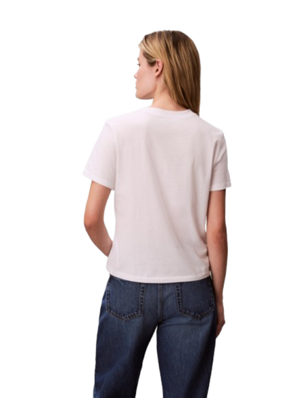 Calvin Klein Jeans T-shirt Donna Mod. LV047C811G YAF Bianco
