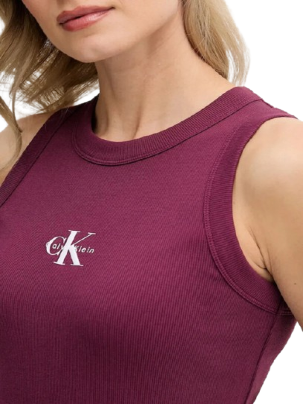 Calvin Klein Jeans Canotta Donna Mod. LV047E200G 2EV CILIEGIA