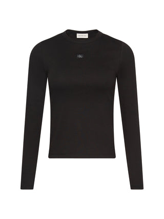 Calvin Klein Jeans T-shirt Donna Mod. LV047E205G UB1 Nero