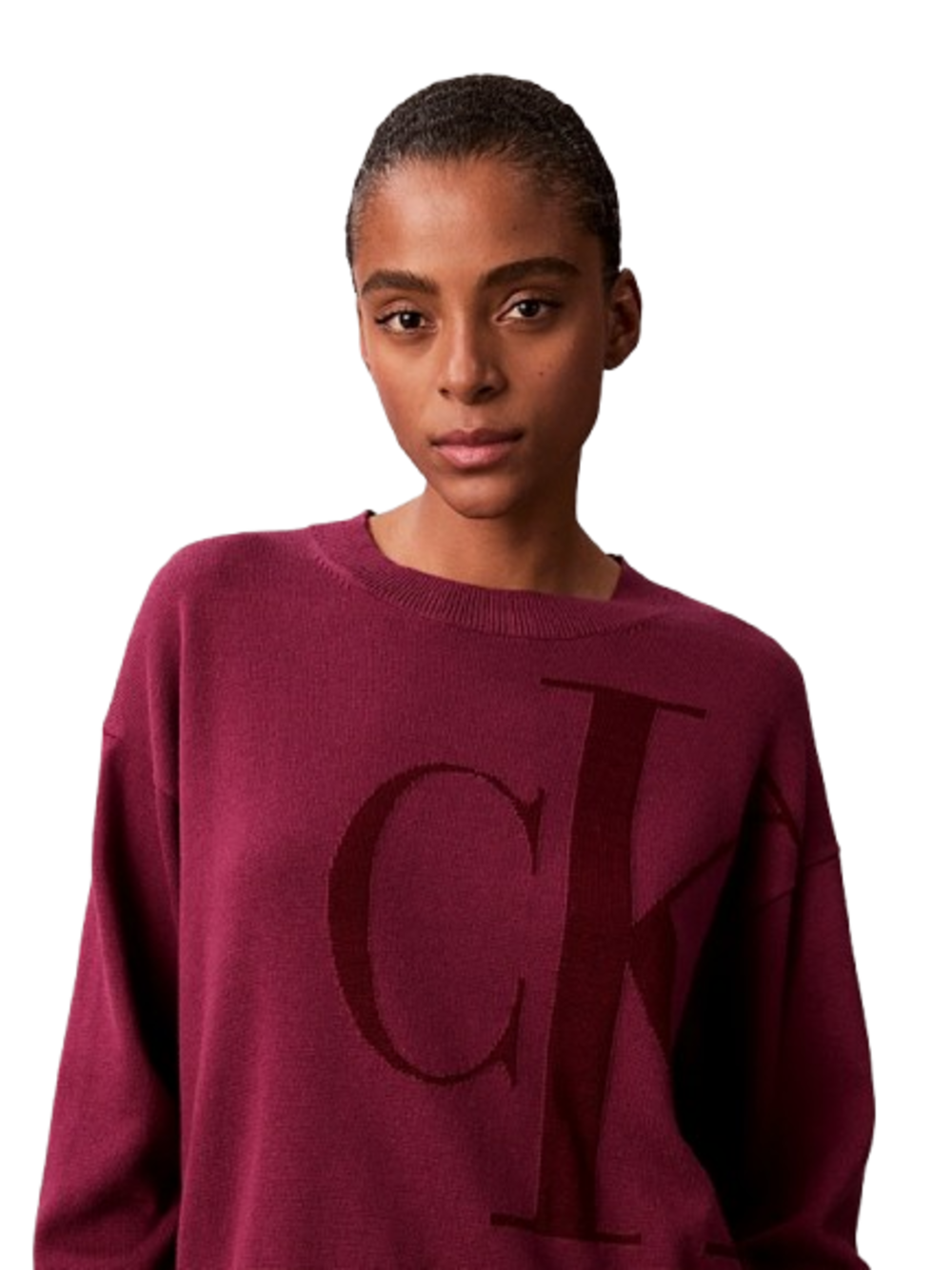 Calvin Klein Jeans Maglia Donna Mod. LV047E304G 2E5 CILIEGIA