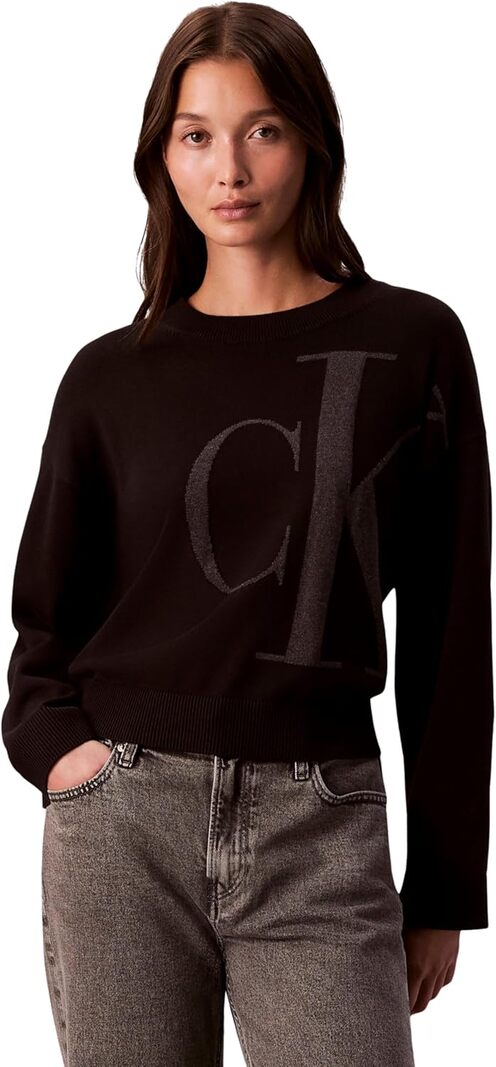 Calvin Klein Jeans Maglia Donna Mod. LV047E304G UB1 Nero