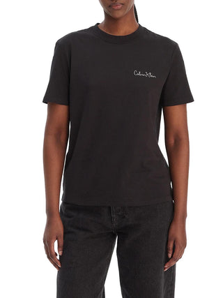 Calvin Klein Jeans T-shirt Donna Mod. LV047E809G UB1 Nero