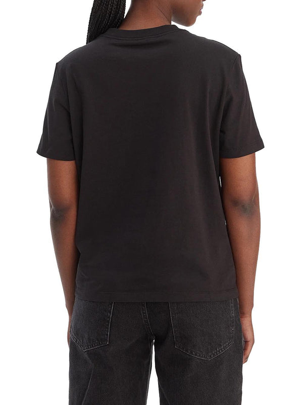 Calvin Klein Jeans T-shirt Donna Mod. LV047E809G UB1 Nero