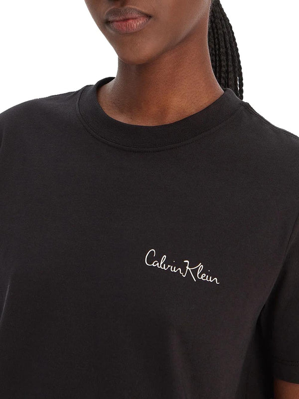 Calvin Klein Jeans T-shirt Donna Mod. LV047E809G UB1 Nero