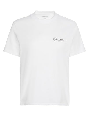 Calvin Klein Jeans T-shirt Donna Mod. LV047E809G YAA Bianco
