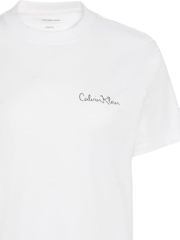Calvin Klein Jeans T-shirt Donna Mod. LV047E809G YAA Bianco