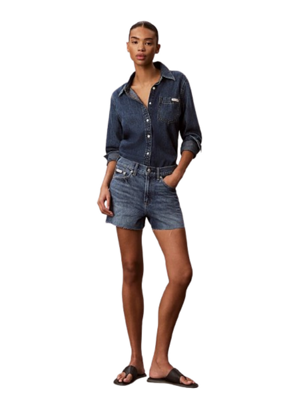 Calvin Klein Jeans Bermuda Jeans Donna Mod. LV047F766G XHF DENIM