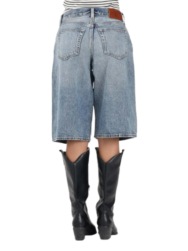 Calvin Klein Jeans Bermuda Jeans Donna Mod. LV047F771G SLN DENIM