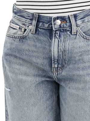Calvin Klein Jeans Bermuda Jeans Donna Mod. LV047F771G SLN DENIM