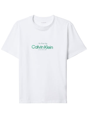 Calvin Klein Jeans T-shirt Donna Mod. LV047F810G YAF Bianco