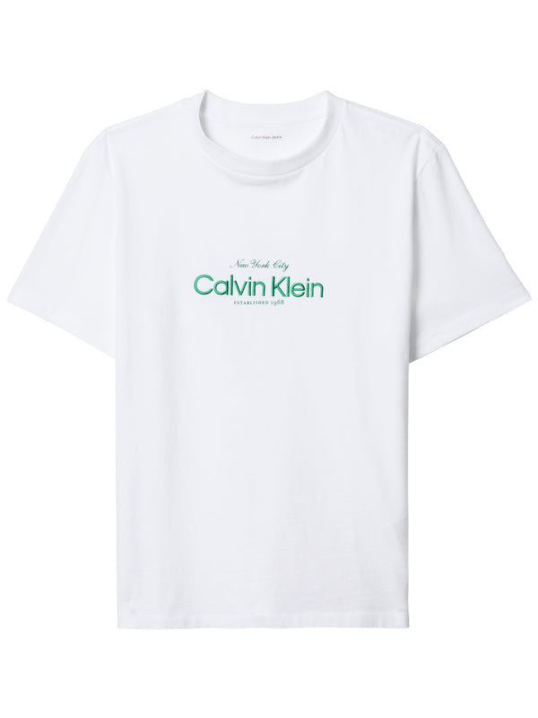 Calvin Klein Jeans T-shirt Donna Mod. LV047F810G YAF Bianco