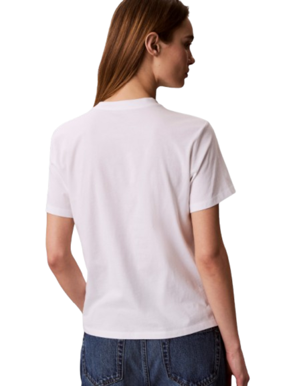 Calvin Klein Jeans T-shirt Donna Mod. LV047F810G YAF Bianco