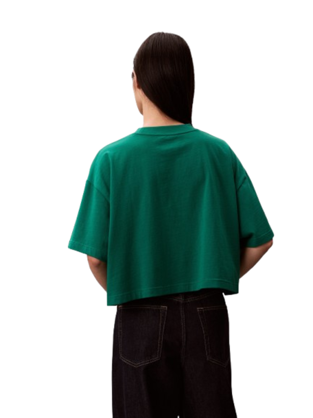 Calvin Klein Jeans T-shirt Donna Mod. LV047F813G L4G Verde