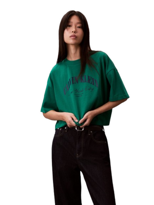 Calvin Klein Jeans T-shirt Donna Mod. LV047F813G L4G Verde