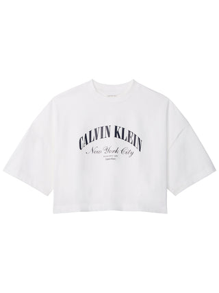 Calvin Klein Jeans T-shirt Donna Mod. LV047F813G YAF Bianco