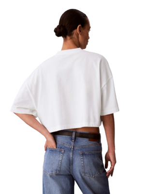 Calvin Klein Jeans T-shirt Donna Mod. LV047F813G YAF Bianco