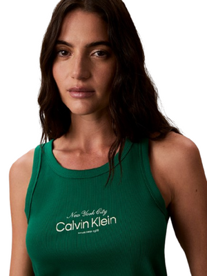Calvin Klein Jeans Canotta Donna Mod. LV047F816G L4G Verde