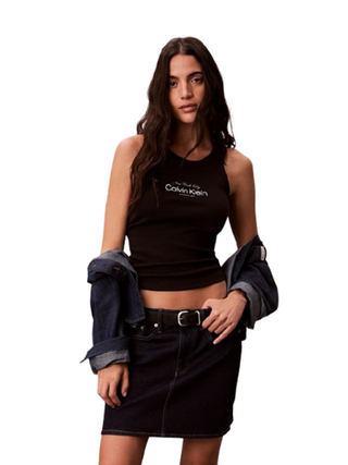 Calvin Klein Jeans Canotta Donna Mod. LV047F816G UB1 Nero