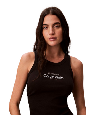 Calvin Klein Jeans Canotta Donna Mod. LV047F816G UB1 Nero