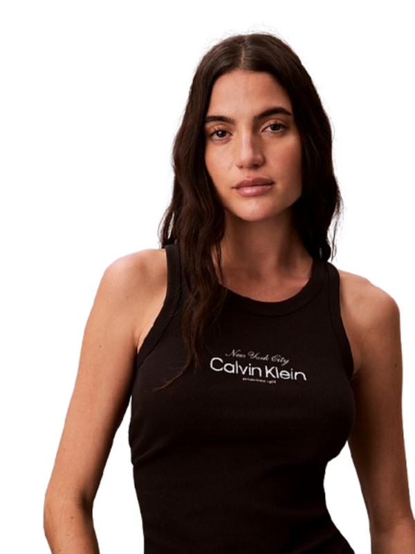 Calvin Klein Jeans Canotta Donna Mod. LV047F816G UB1 Nero