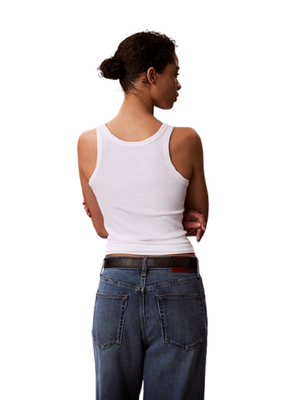 Calvin Klein Jeans Canotta Donna Mod. LV047F816G YAF Bianco