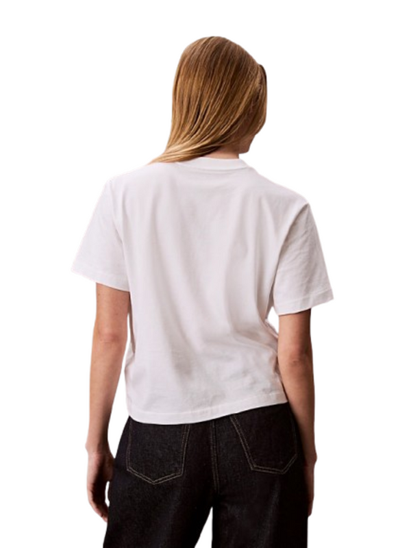 Calvin Klein Jeans T-shirt Donna Mod. LV047F820G YAF Bianco