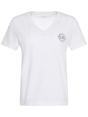 Calvin Klein Jeans T-shirt Donna Mod. LV047F821G YAF Bianco