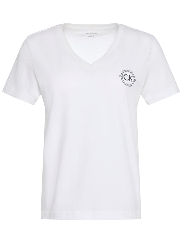 Calvin Klein Jeans T-shirt Donna Mod. LV047F821G YAF Bianco