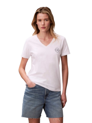 Calvin Klein Jeans T-shirt Donna Mod. LV047F821G YAF Bianco