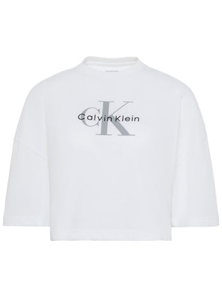 Calvin Klein Jeans T-shirt Donna Mod. LV047F828G YAF Bianco