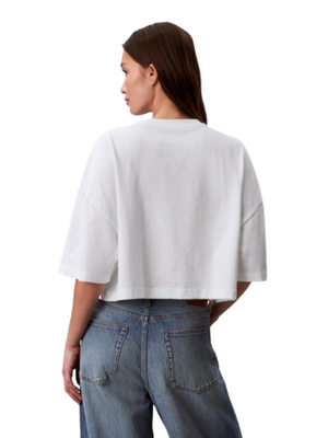 Calvin Klein Jeans T-shirt Donna Mod. LV047F828G YAF Bianco