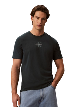 Calvin Klein Jeans T-shirt Uomo Mod. LV04RB866G PZM Petrolio