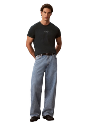 Calvin Klein Jeans T-shirt Uomo Mod. LV04RB866G PZM Petrolio