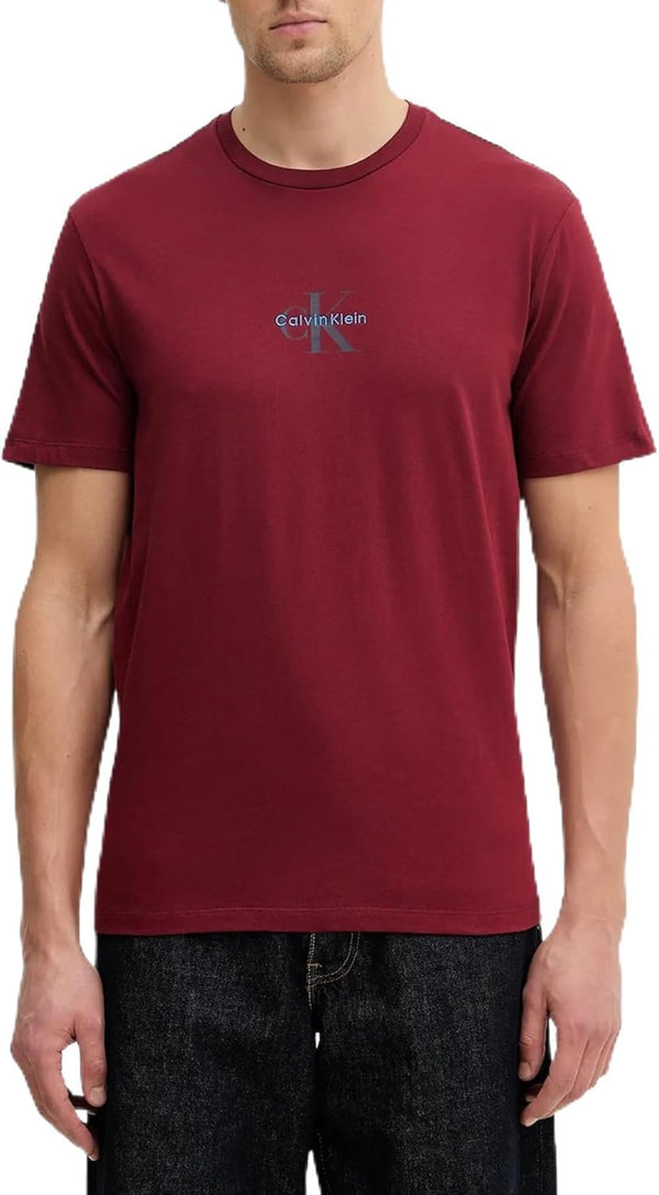 Calvin Klein Jeans T-shirt Uomo Mod. LV04RB866G WCV Bordeau