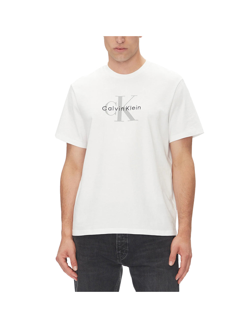 Calvin Klein Jeans T-shirt Uomo Mod. LV04RB866G YAA Bianco