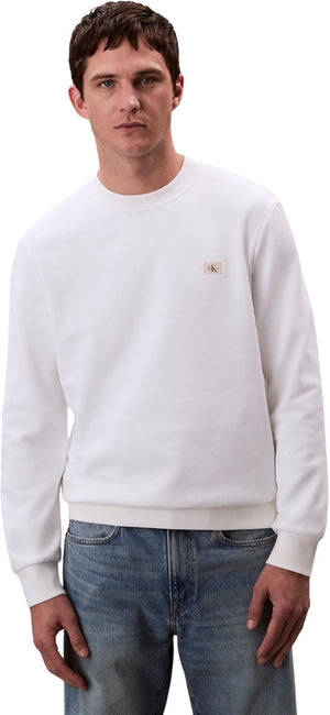 Calvin Klein Jeans Felpa G Uomo Mod. LV04RC273G YAF Bianco