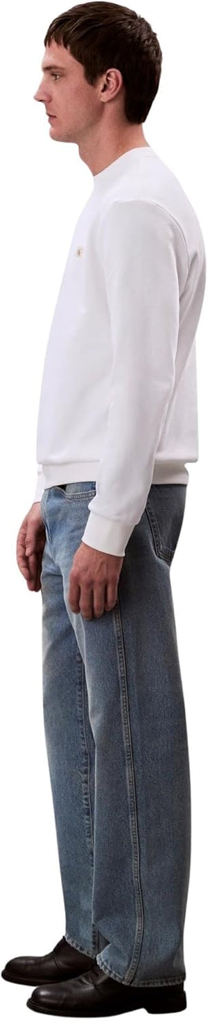 Calvin Klein Jeans Felpa G Uomo Mod. LV04RC273G YAF Bianco