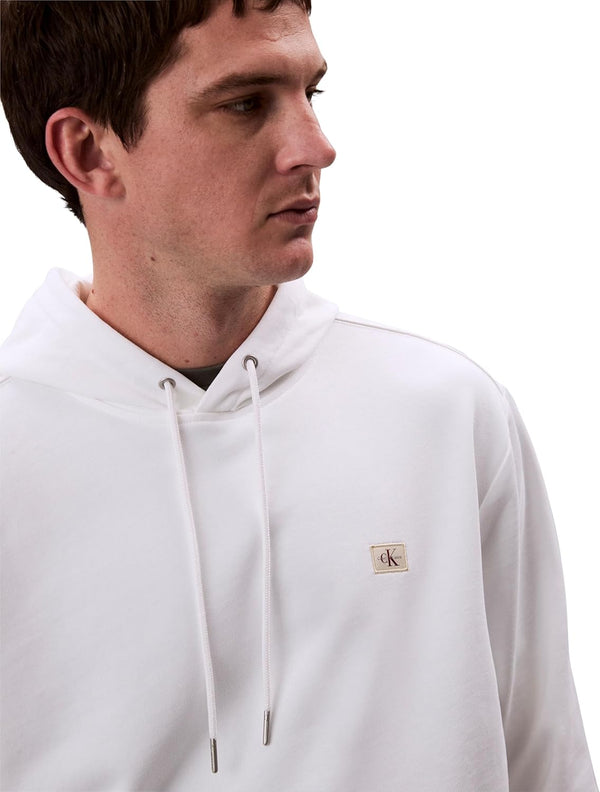 Calvin Klein Jeans Felpa cappuccio Uomo Mod. LV04RC274G YAF Bianco