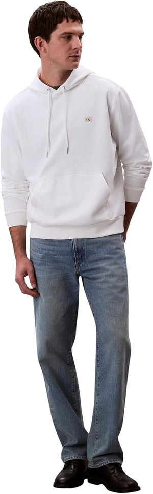 Calvin Klein Jeans Felpa cappuccio Uomo Mod. LV04RC274G YAF Bianco