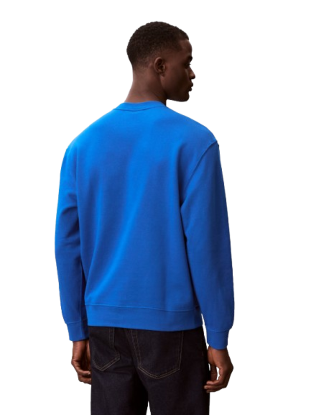 Calvin Klein Jeans Felpa G Uomo Mod. LV04RC296G 2ZU CLASSIC BLUE
