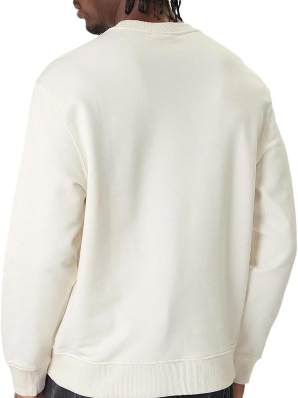 Calvin Klein Jeans Felpa Girocollo Uomo Mod. LV04RC296G YAS Bianco