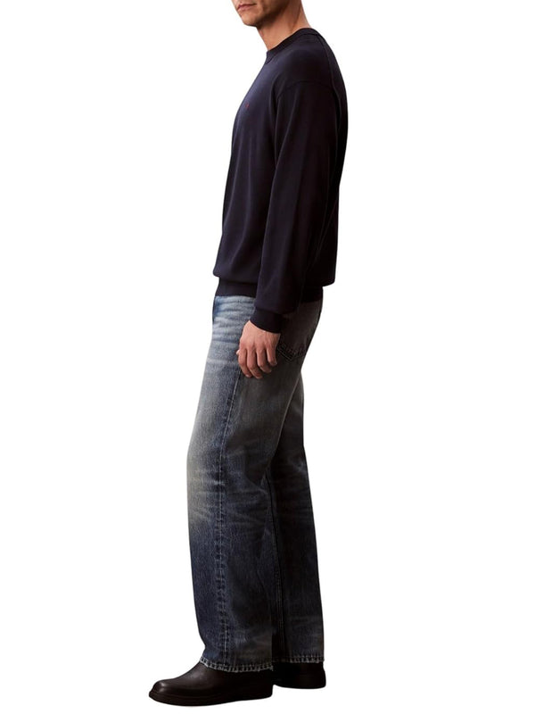 Calvin Klein Jeans Maglione Girocollo Uomo Mod. LV04RC309G CEF Blu