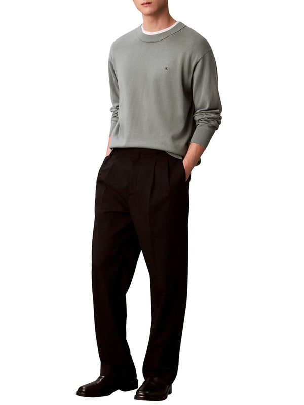 Calvin Klein Jeans Maglione Girocollo Uomo Mod. LV04RC309G PNO Salvia