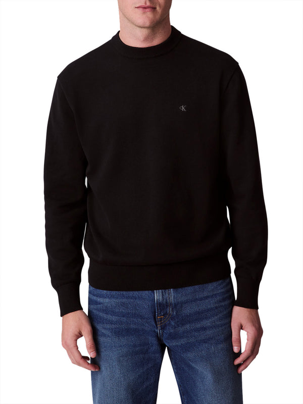 Calvin Klein Jeans Maglione Girocollo Uomo Mod. LV04RC309G UB1 Nero