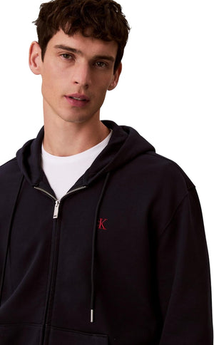 Calvin Klein Jeans Felpa Zip Uomo Mod. LV04RD24OG CEF Blu